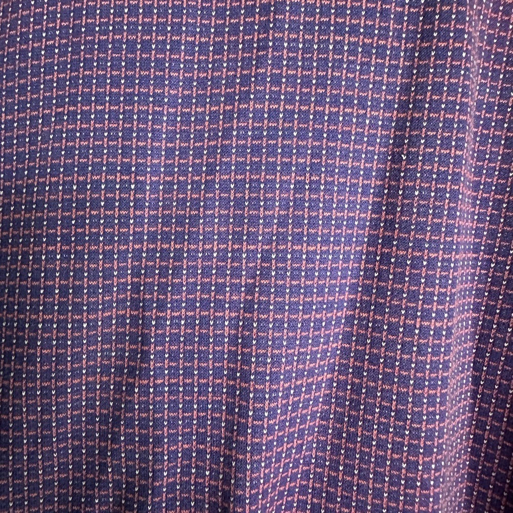 Peter Millar Purple and Pink Check Golf Polo Shirt size XL - Picture 2 of 5